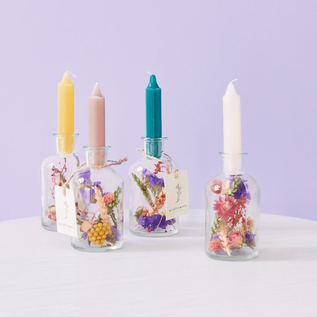 Brightness Vase w/ Candle - Multi