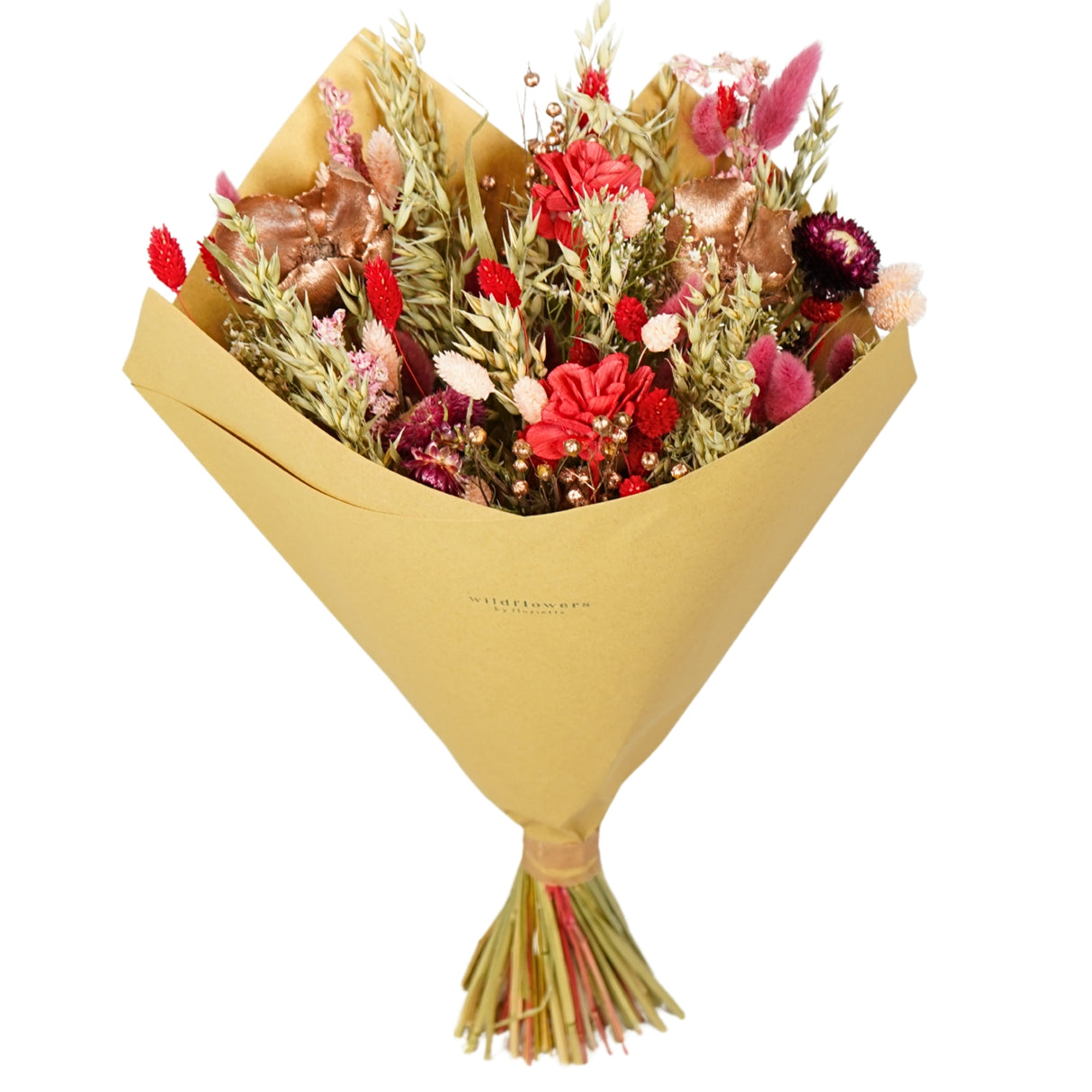 Dried Flowers - Classic Bouquet - Red Allure