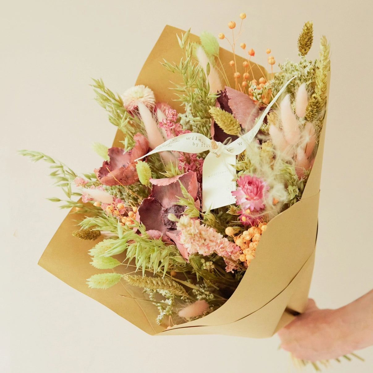 Dried Flowers - Classic Bouquet Pink