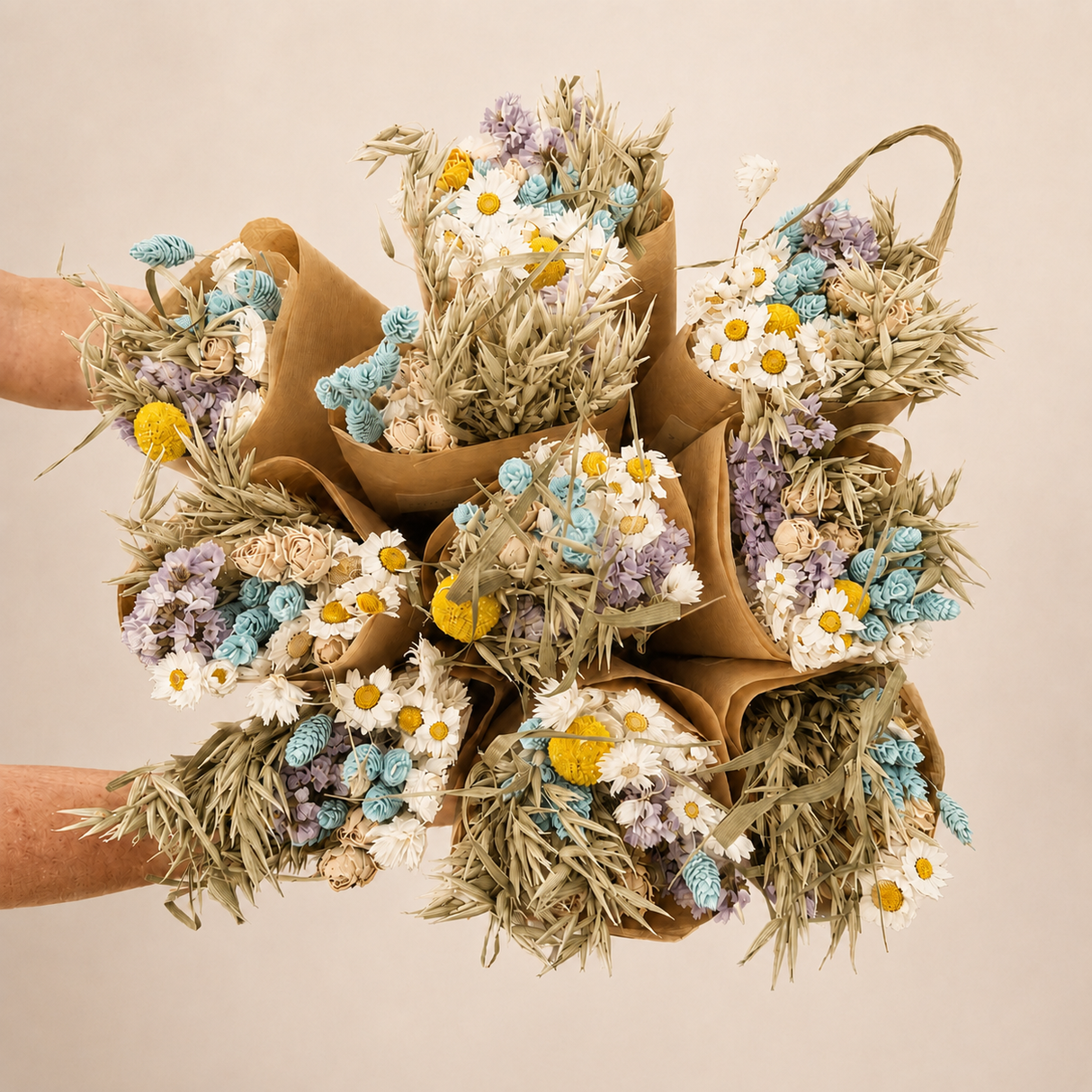 Pastel Fields Dried Bouquet | Home Decor