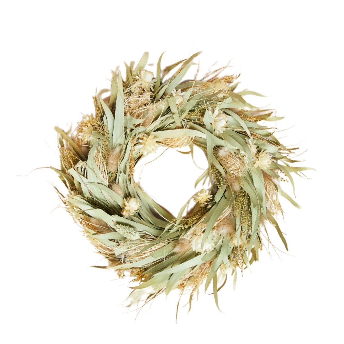 Dried Flower Wreath - Natural