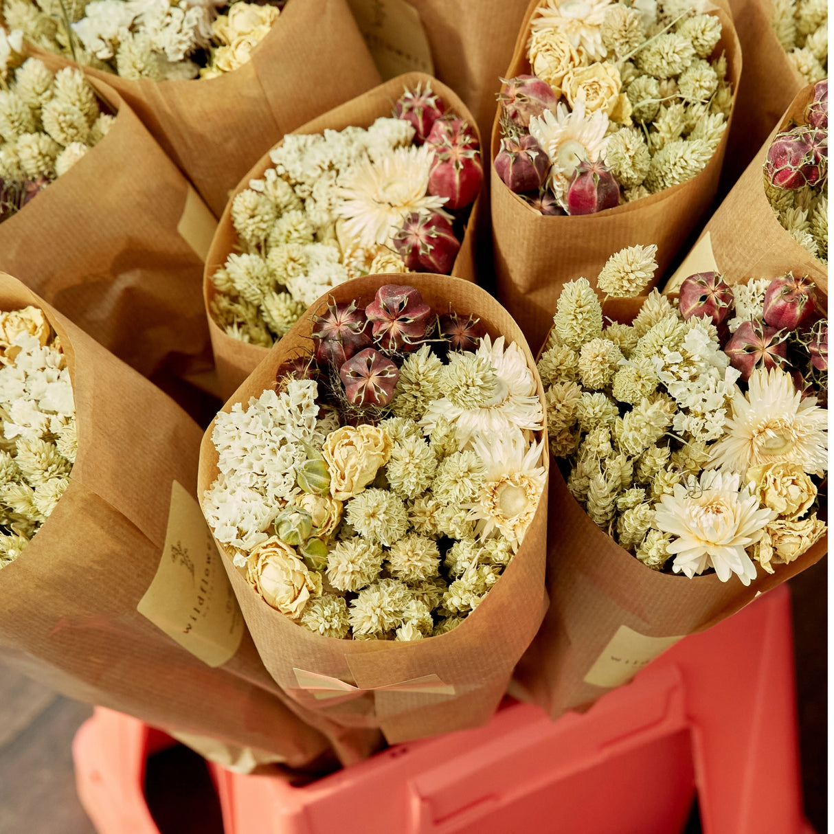 Dried Flowers - Market Bouquet - Natural