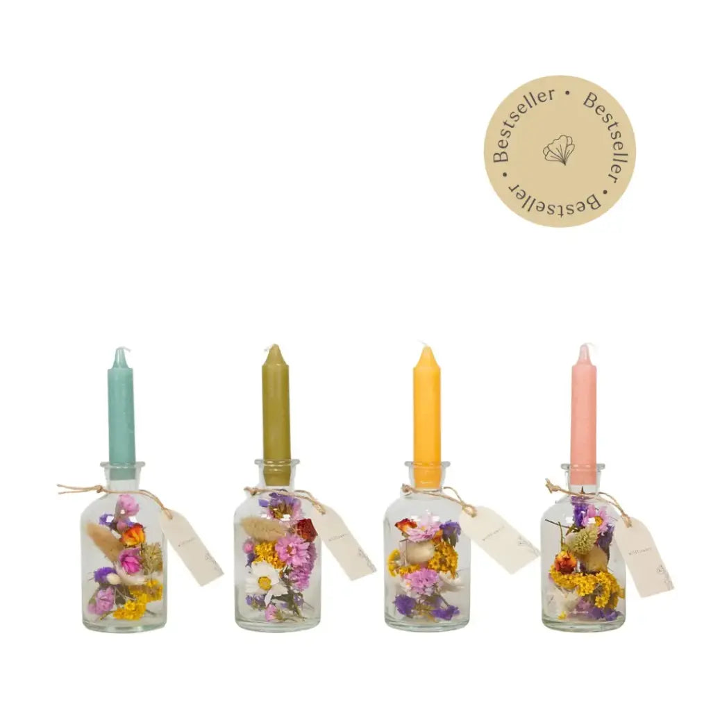 Brightness Vase w/ Candle - Multi