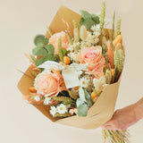Classic Mixed Bouquet - Peach Perfect
