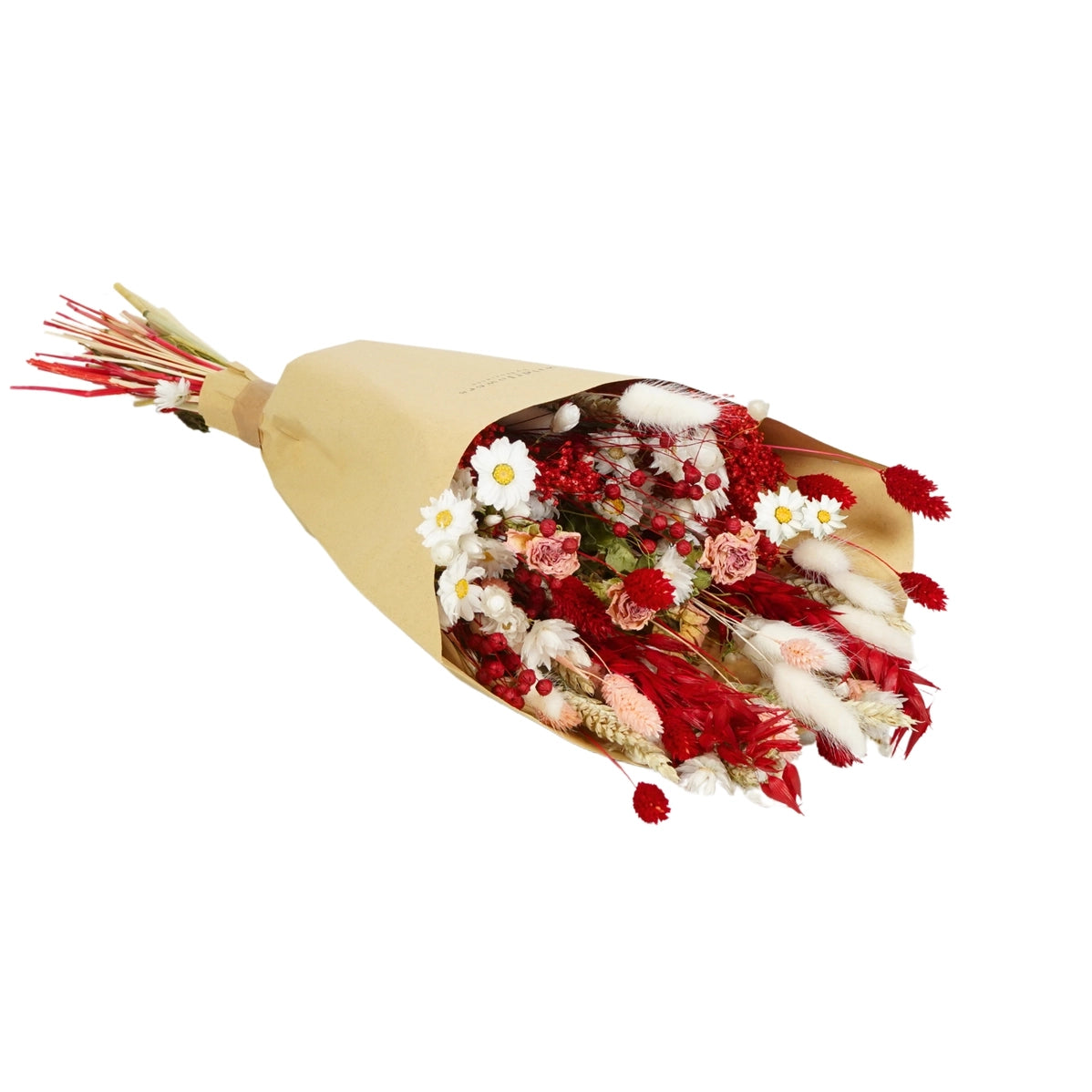 Dried Flowers - Field Bouquet - Red Velvet - Medium Size