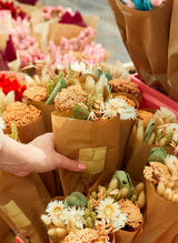 Apricot Dried Flower Bouquet | Home Decor