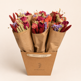 Burgundy Dried Flower Bouquet | Moody Home Decor