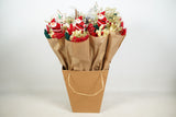 Dried Flowers - Market Bouquet - Christmas w/ Picks.