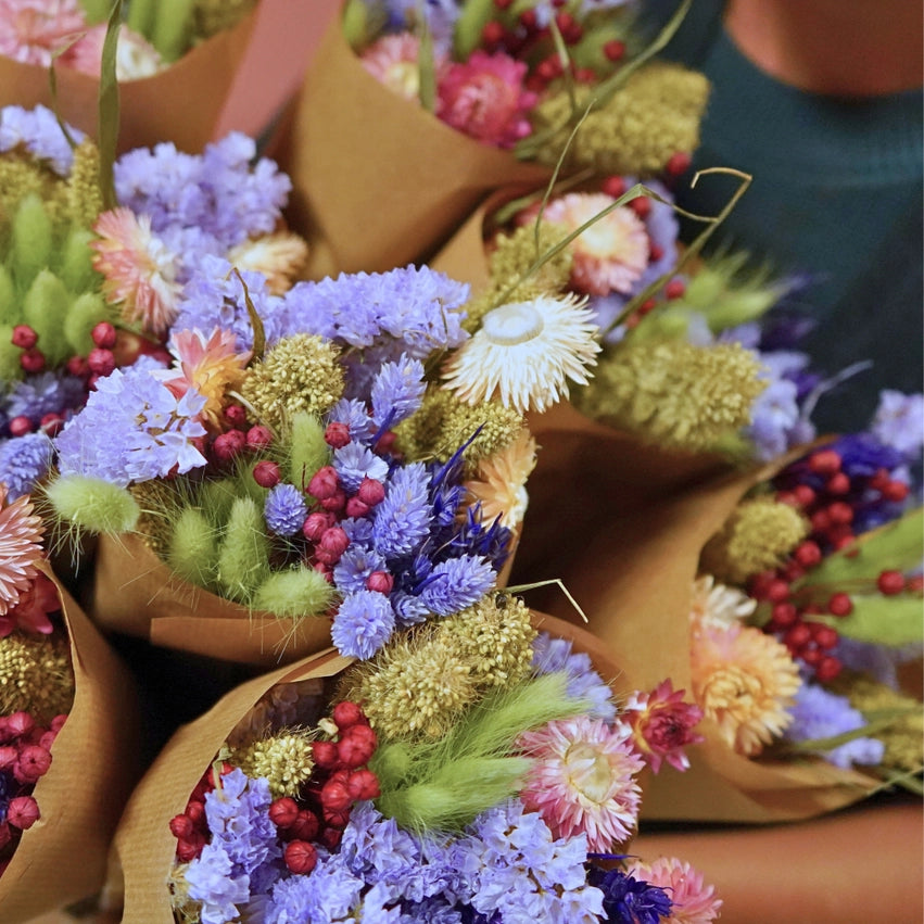 Dried Flowers - Market Bouquet - Purple Dusk
