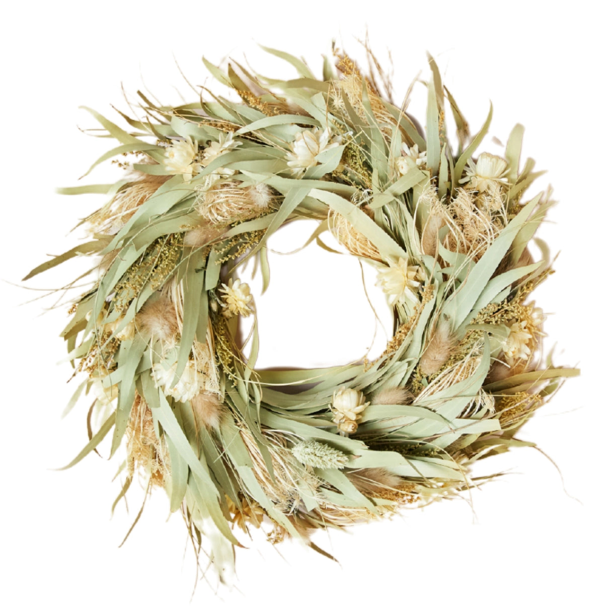Dried Flower Wreath - Natural