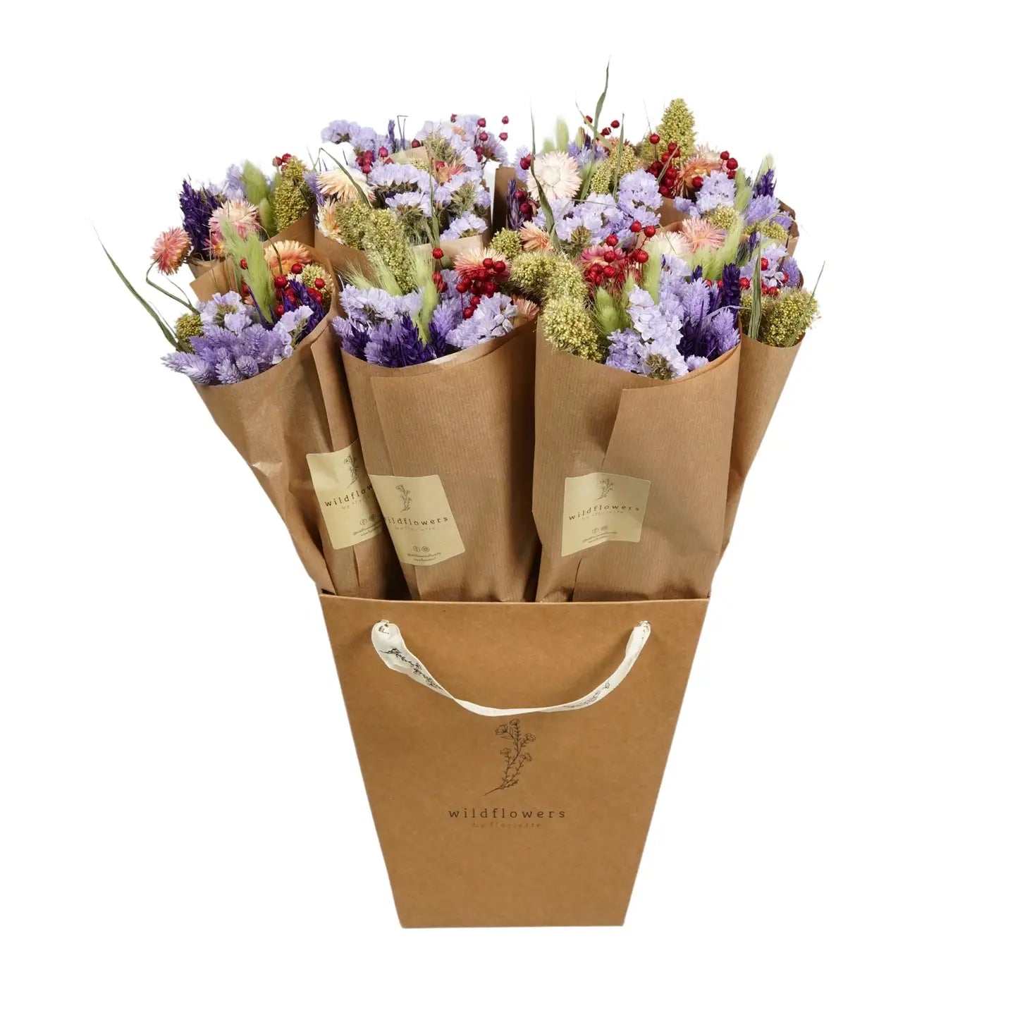 Dried Flowers - Market Bouquet - Purple Dusk