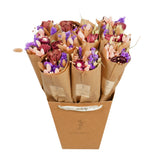 Dried Flowers - Market Bouquet - Burgundy