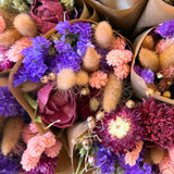 Dried Flowers - Market Bouquet - Burgundy