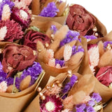 Dried Flowers - Market Bouquet - Burgundy