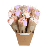 Dried Flowers - Market Bouquet - Blush w/ Mother's Day Cards