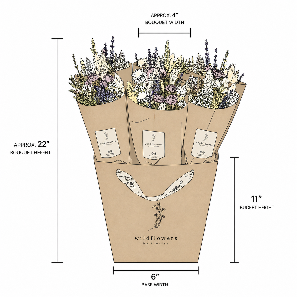 Dried Flowers - Market Bouquet - Dutch Spring